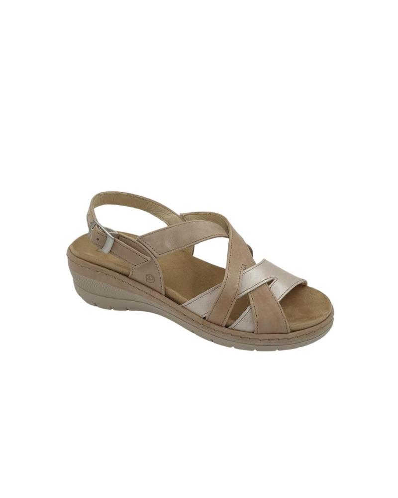 Sandalias de Mujer SUAVE BY LEYLAND SANDALIA MUJER SUAVE TIRA CRUZADA  3254 BEIGE