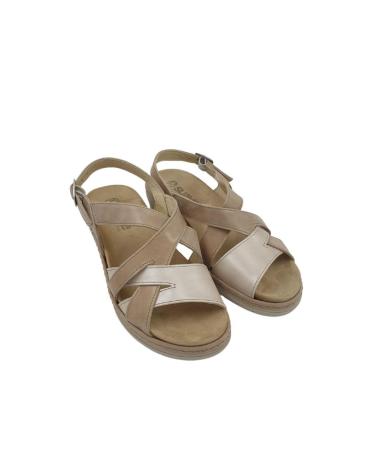 Sandalias de Mujer SUAVE BY LEYLAND SANDALIA MUJER SUAVE TIRA CRUZADA  3254 BEIGE