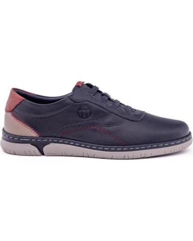 Zapatos de Hombre CM MEDITERRANEA ALPARGATA FLEXIBLE MEDITERRANEA PIEL SERRAJE 10012 MARINO AZUL MARINO