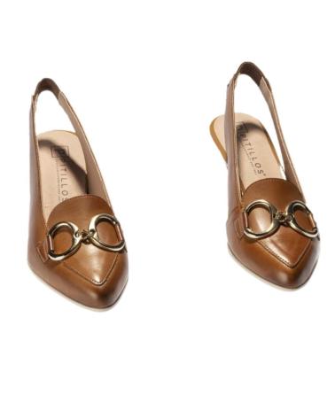 Sandálias de Mulher PITILLOS ZAPATOS PRIMAVERA VERANO CUERO 5191 BRANDY