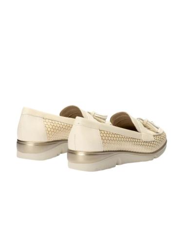 Sapatos de Mulher PITILLOS ZAPATOS MUJER MOCASIN -CREMA 5051 ORO