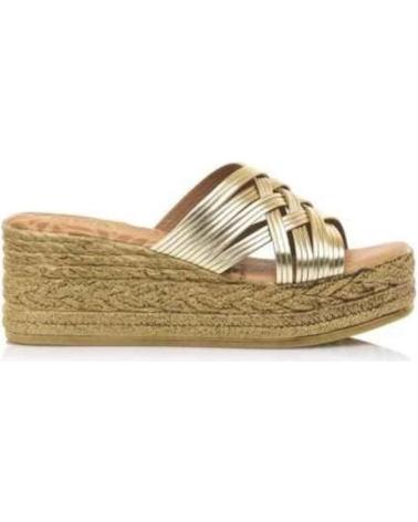 Zapatos de cuña de Mujer MTNG SANDALIAS MUSTANG  51929 ORO