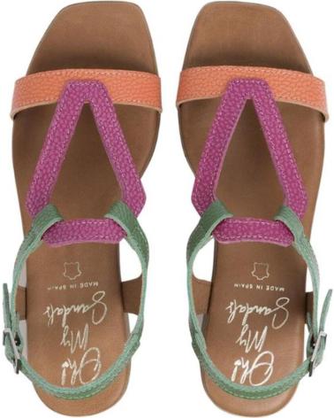 Sandales pour Femme OH MY SANDALS SANDALIAS MUJER CAMILA CHAMPAN 5168 VERDE