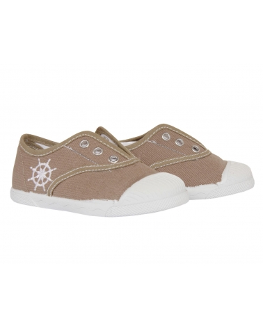 girl and boy Trainers COTTON CLUB CC0002 BEIG
