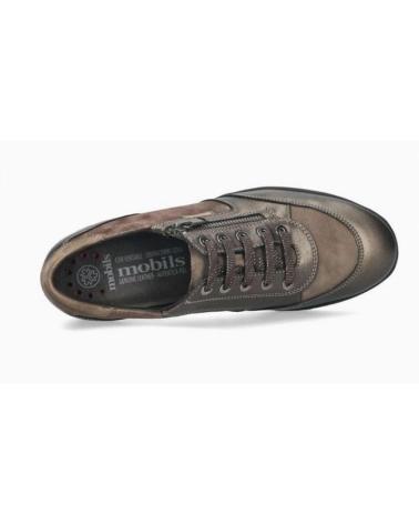 MOBILS MEPHISTO PATRIZIA SCARPE SPORTIVE MARRONE SCURO DARK TAUPE