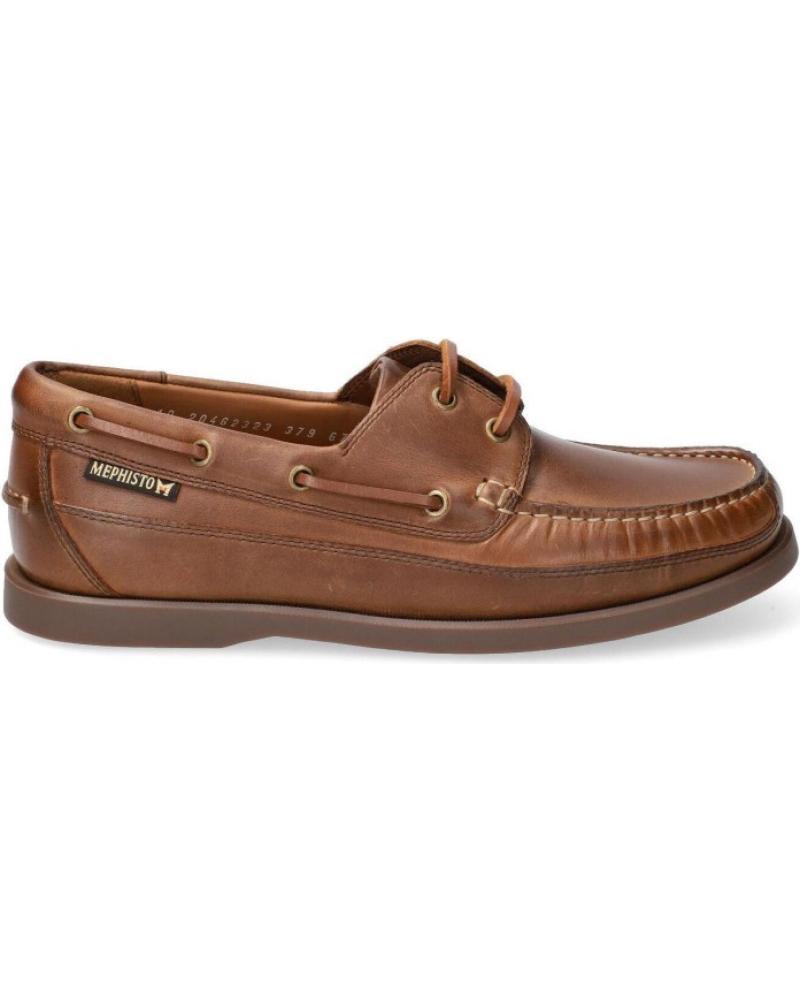 Schuhe für Herren MEPHISTO NAUTICOS BOATING TABACCO
