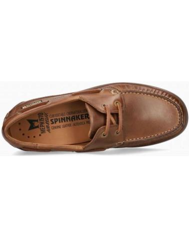 Schuhe für Herren MEPHISTO NAUTICOS BOATING TABACCO