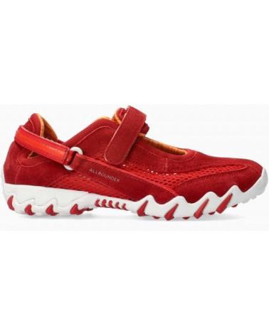 Deportivas de Mujer ALLROUNDER NIRO NUBUCK ROJO ROJO