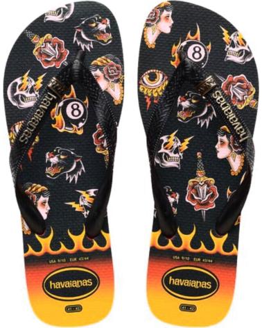 Chanclas de Hombre y Niño HAVAIANAS ESCLAVA 4349 RUBY RED-BLACK