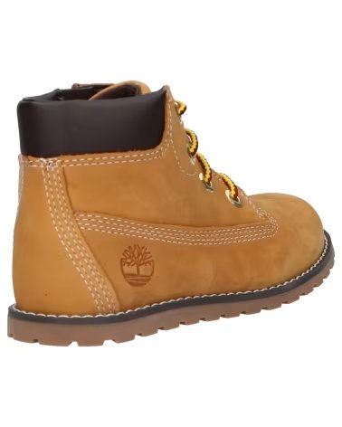 Bottines pour Fille et Garçon TIMBERLAND TB1A125Q2311 POKEY PINE MID LACE WHEAT