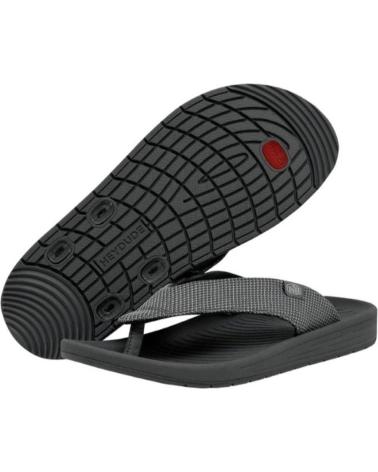 Chanclas de Hombre HEY DUDE MILO GRIS
