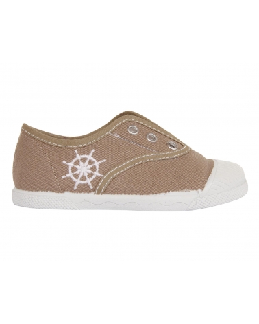girl and boy Trainers COTTON CLUB CC0002 BEIG