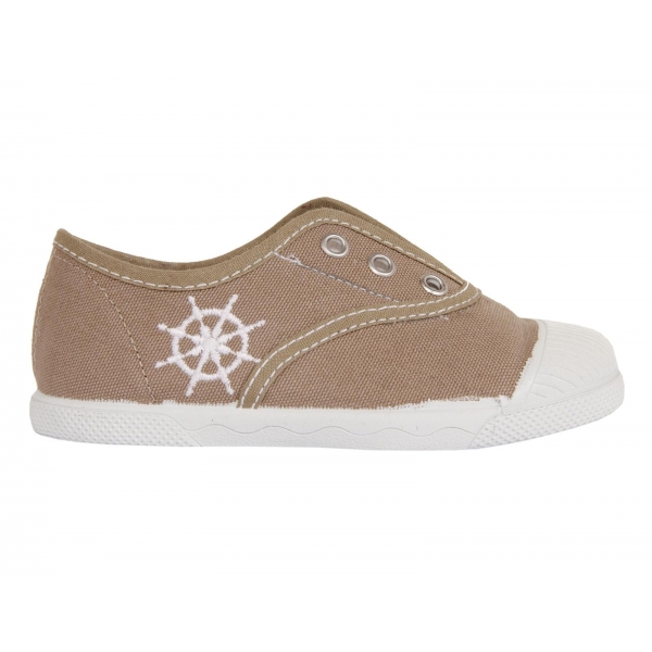 girl and boy Trainers COTTON CLUB CC0002 BEIG