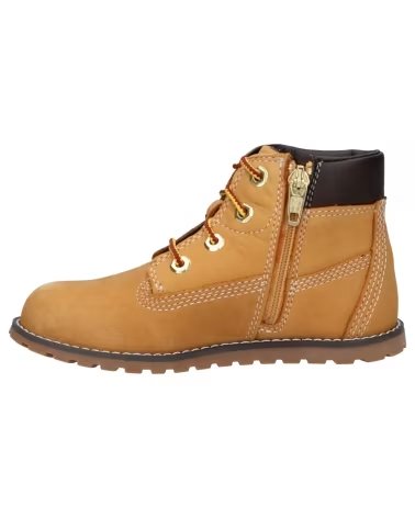 Bottines pour Fille et Garçon TIMBERLAND TB1A125Q2311 POKEY PINE MID LACE WHEAT