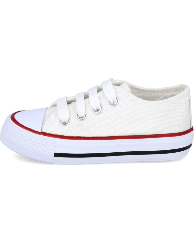 Sportivo per Bambina e Bambino L&R SHOES LR SHOES TO-326 ZAPATILLAS LONA NINOS BLANCO