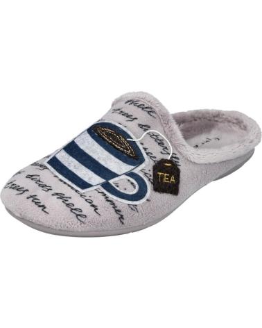 Calzado de casa de Mujer GARZON 5013-247 ZAPATILLAS DE CASA MUJE GRIS