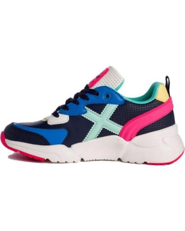Deportivas de Niña y Niño MUNICH ZAPATILLAS MINI TRACK CORDON AZUL