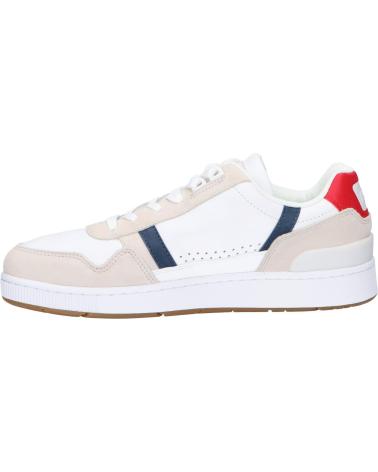 Zapatillas deporte de Hombre LACOSTE 40SMA0048 T-CLIP 407 WHT-NVY-RED