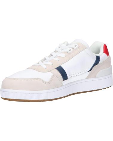 Zapatillas deporte de Hombre LACOSTE 40SMA0048 T-CLIP 407 WHT-NVY-RED