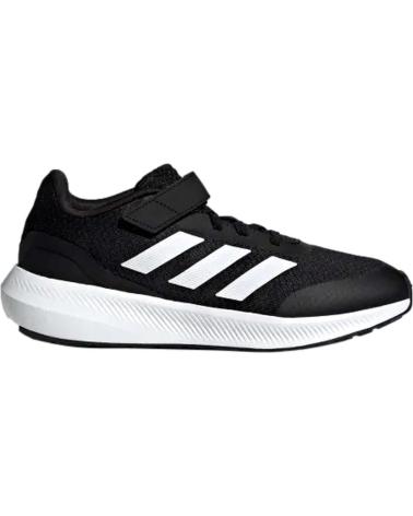 ADIDAS RUNFALCON 3 0 EL K VELCRO JUNIOR - 28 NEGRO-BLANCO