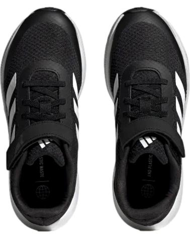 ADIDAS RUNFALCON 3 0 EL K VELCRO JUNIOR - 28 NEGRO-BLANCO