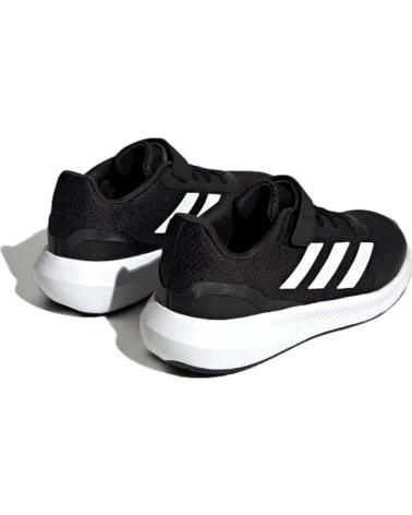 ADIDAS RUNFALCON 3 0 EL K VELCRO JUNIOR - 28 NEGRO-BLANCO