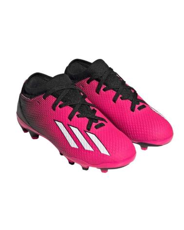 ADIDAS PINK/BLACK KIDS' FOOTBALL BOOTS NEGRO