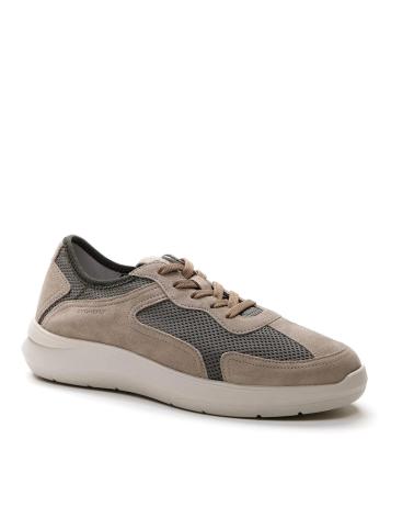Sneaker für Herren STONEFLY SEVEN SEASON 8 VELOUR-TEXTILE 219022 MARRN GRIS