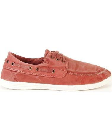 Zapatos-De-Hombre-NATURAL-WORLD-ZAPATILLAS-LONA-303E-BURDEOS-ROJO