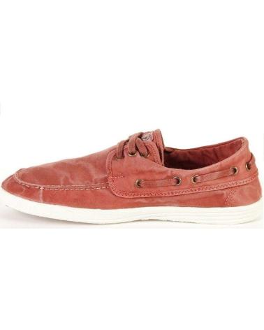 Zapatos-De-Hombre-NATURAL-WORLD-ZAPATILLAS-LONA-303E-BURDEOS-ROJO