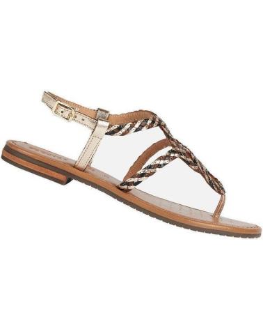 Sandali per Donna e Bambina GEOX SANDALIAS SOZY -NEGRO D35LXN ORO