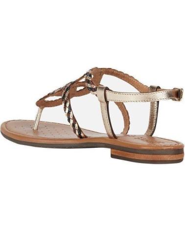 Sandali per Donna e Bambina GEOX SANDALIAS SOZY -NEGRO D35LXN ORO