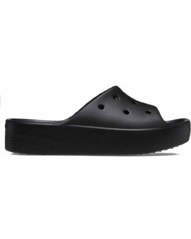 Tongs pour Femme CROCS CLASSIC PLATFORM SLIDE 208180 NEGRO