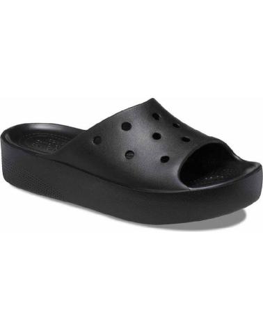 Woman Flip flops CROCS CLASSIC PLATFORM SLIDE 208180 NEGRO