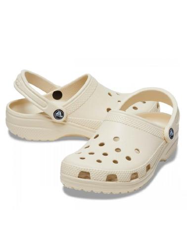 Woman and Man and girl and boy Clogs CROCS CLASSIC U 10001 BEIGE BLANCO