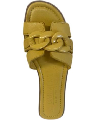 Woman Flip flops CARMELA SANDALIA SRA PIEL 160543 AMARILLO