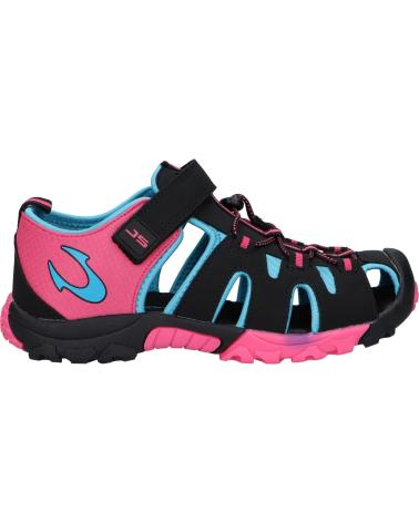 Sandalias de Mujer y Niña y Niño JOHN SMITH UWIN 23V NEGRO-FUCSIA