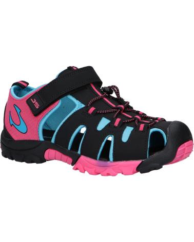 Sandalias de Mujer y Niña y Niño JOHN SMITH UWIN 23V NEGRO-FUCSIA
