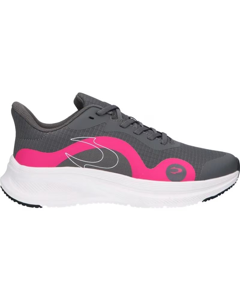 DEPORTIVAS JOHN SMITH RIBEN W GRIS OSCURO Y ROSA