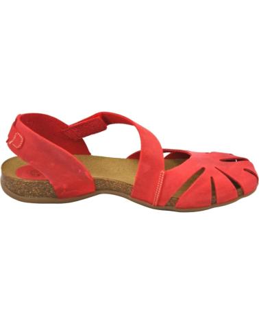 Sandali per Donna e Bambina INTERBIOS INTER-BIOS 4456 SANDALIA BIO MUJER PIEL ROJO