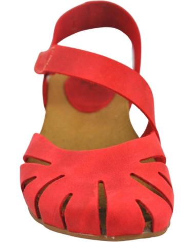 Sandali per Donna e Bambina INTERBIOS INTER-BIOS 4456 SANDALIA BIO MUJER PIEL ROJO