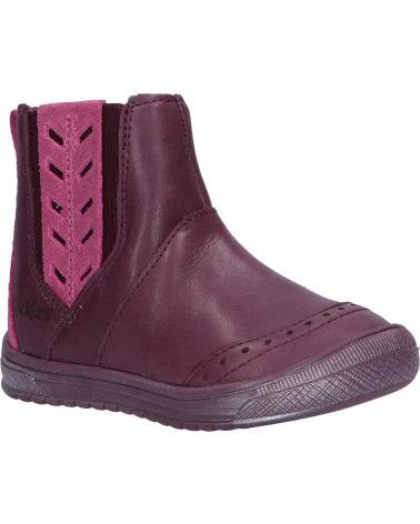 Stivali per Bambina KICKERS 829980 BELKY 143 VIOLET FONCE METALLISE