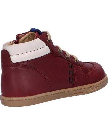Stivali per Bambina e Bambino KICKERS 829890 TACKFLO 182 BORDEAUX BLANC BLEU