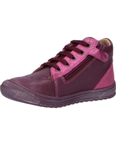 Bottines pour Fille KICKERS 829930 BILOP 143 VIOLET FONCE METALLISE