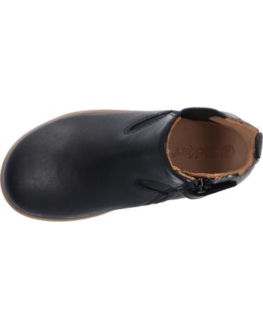 Botas de Niña y Niño KICKERS 744611 VERMILLON 82 NOIR ARGENT METALLISE
