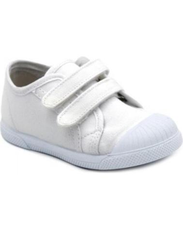 Zapatos de Niño BATILAS BAMBAS Y LONAS BLANCO