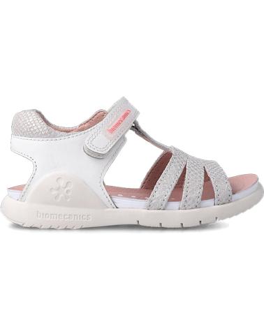 Sandali per Bambina BIOMECANICS SANDALIAS NINA MODELO 232247B COLOR BLANCO BLANCO BLANCO