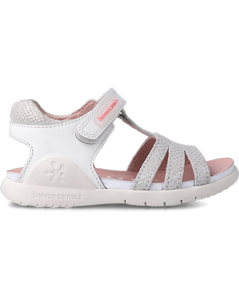 Sandali per Bambina BIOMECANICS SANDALIAS NINA MODELO 232247B COLOR BLANCO BLANCO BLANCO