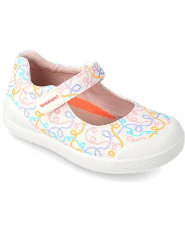 girl shoes BIOMECANICS MERCEDITA NINAS BLANCO PIQUE