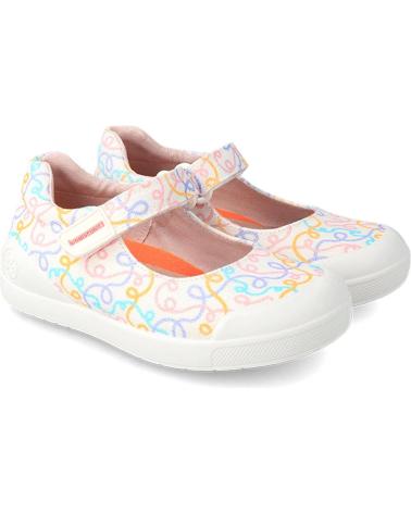 girl shoes BIOMECANICS MERCEDITA NINAS BLANCO PIQUE